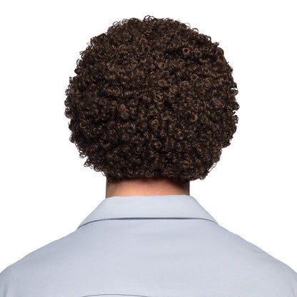 Perruque Afro Bouclée Marron - Déguisement Années 70