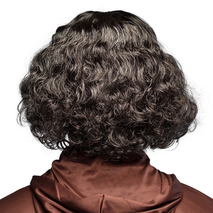 Perruque et Barbe Noire Longue - Déguisement Médiéval Adulte
