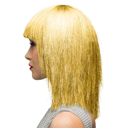 Perruque Blonde Longue Frange Lisse - Déguisement Années 70