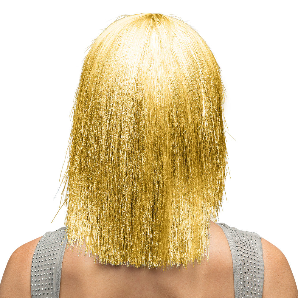 Perruque Blonde Longue Frange Lisse - Déguisement Années 70
