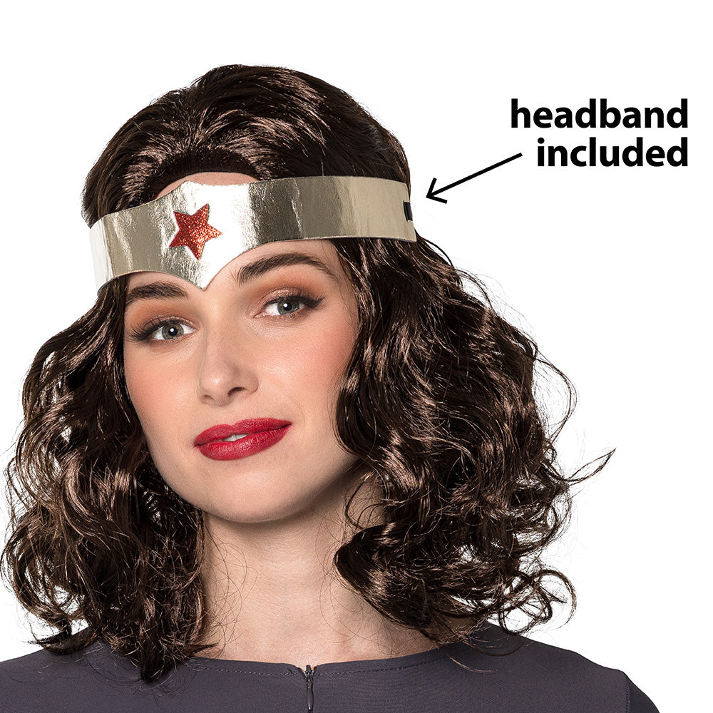 Bandeau Wonder Woman avec Étoile Rouge - Accessoire Déguisement