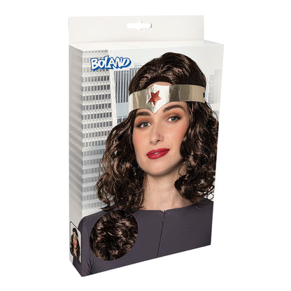 Bandeau Wonder Woman avec Étoile Rouge - Accessoire Déguisement