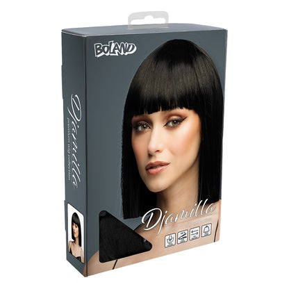 Perruque Dianmilla Noire Frange - Cheveux Courts Synthétiques