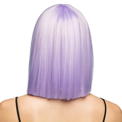 Perruque Violette Diamilla - Bob Court Frange Synthétique