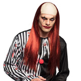 Perruque Longue Rouge Clown - Accessoire Halloween & Déguisement