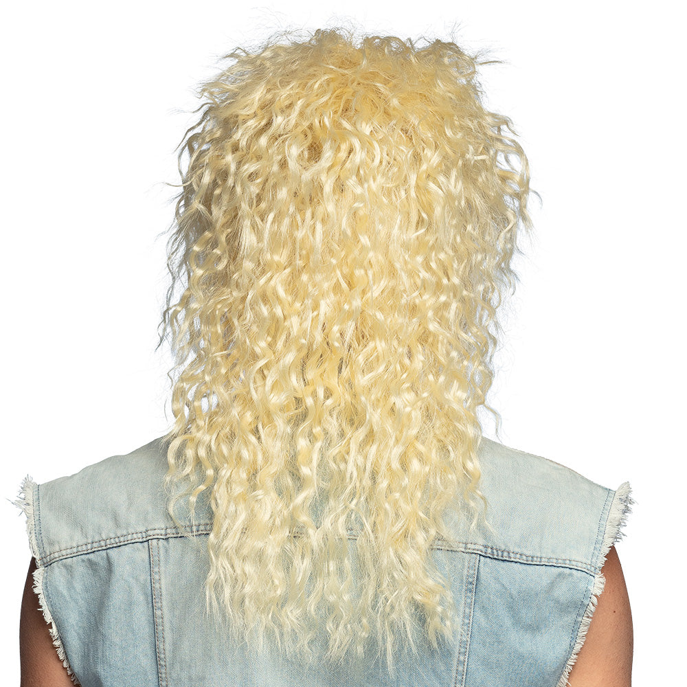 Perruque Blonde Bouclée Années 80 - Style Rock Glam