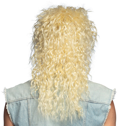 Perruque Blonde Bouclée Années 80 - Style Rock Glam