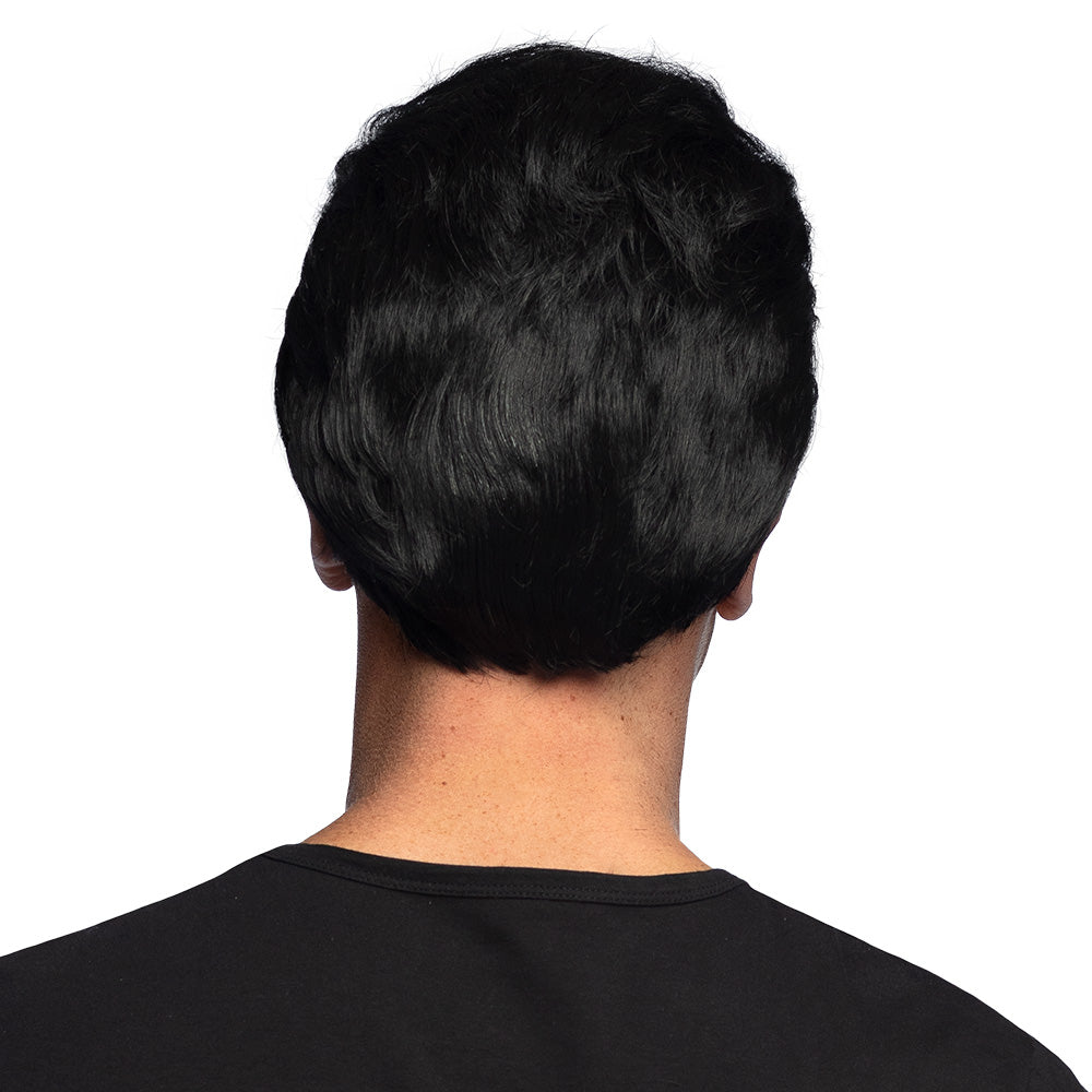 Perruque Rockabilly Noire Adulte - Coiffure Vintage Années 50