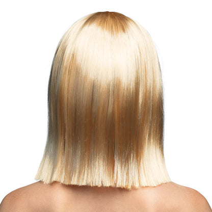 Perruque Blonde Bob Court avec Frange - Déguisement Années 60