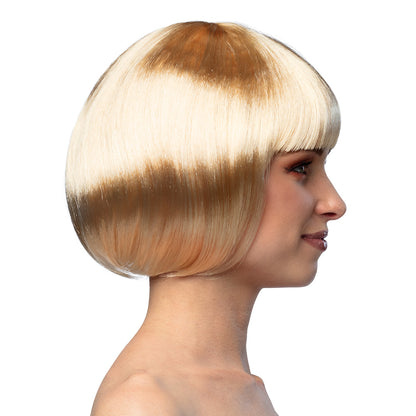 Perruque Bob Blond Années 60 - Coupe Courte Chic