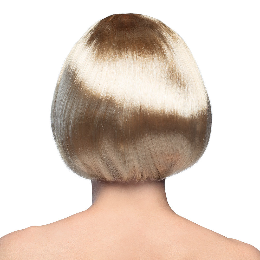 Perruque Carré Blond Platine avec Frange - Accessoire Déguisement Adulte