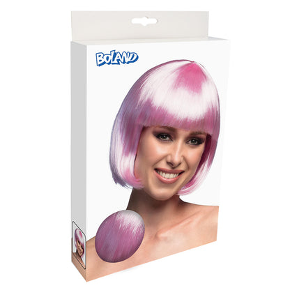 Perruque Bob Rose Fuchsia Dégradée - Accessoire Fête & Déguisement