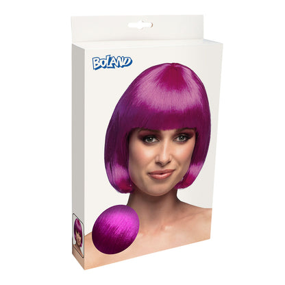 Perruque Bob Fuchsia Brillant - Déguisement Année 80
