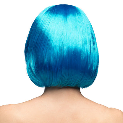 Perruque Bob Bleu Turquoise - Déguisement Années 60
