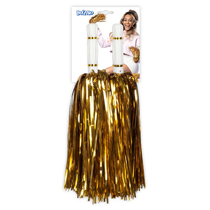 Pom-poms Cheerleader Dorés - Accessoire Danse Pom-pom Girl
