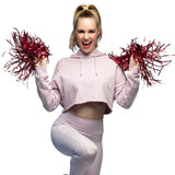 Tenue Cheerleader Rose avec Pom-Pom's Rouge Brillant