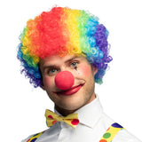Perruque Clown Arc-en-Ciel Bouclée - Déguisement Cirque Coloré