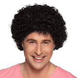 Perruque Afro Bouclée Noire - Style Rétro Années 70