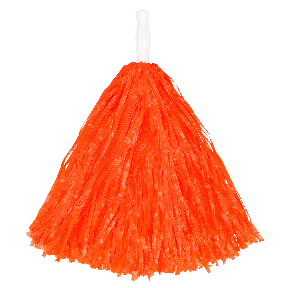 Pompom Cheerleader Orange Fluo - Accessoire Danse & Supporter