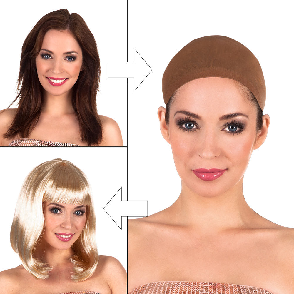 Bonnet Chauve en Tissu - Accessoire Déguisement Adulte