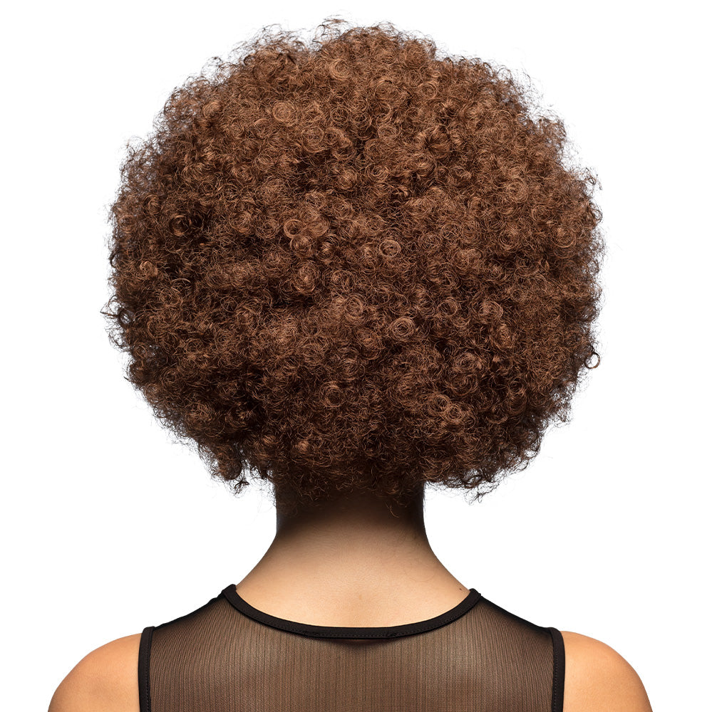 Perruque Afro Bouclée Marron - Déguisement Années 70
