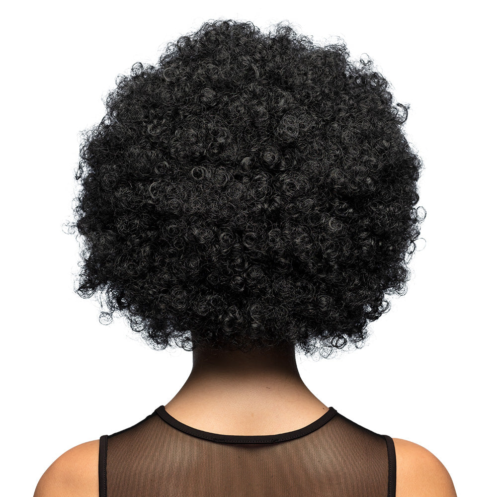 Perruque Afro Noire Bouclée - Déguisement Années 70 Disco