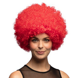 Perruque Afro Bouclée Rouge - Déguisement Années 70