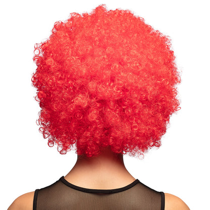 Perruque Afro Bouclée Rouge - Déguisement Années 70