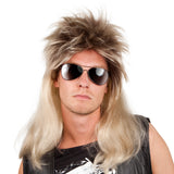 Perruque Années 80 Blonde Longue Volume - Rocker Chic