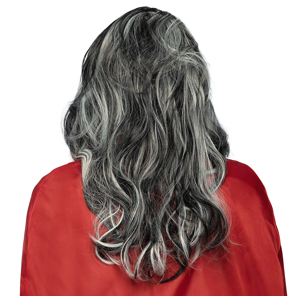Perruque Vampire Gris Noir Gothique Homme Femme