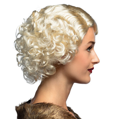 Perruque Blonde Années 50 Ondulée - Style Vintage Glamour