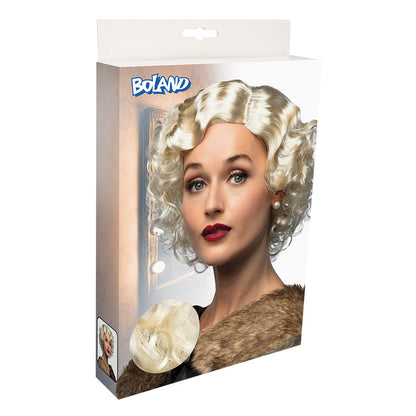 Perruque Blonde Années 50 Ondulée - Style Vintage Glamour