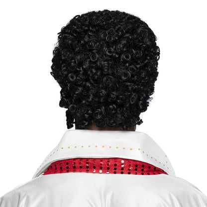 Perruque Afro Noire Bouclée - Déguisement années 70 Rock
