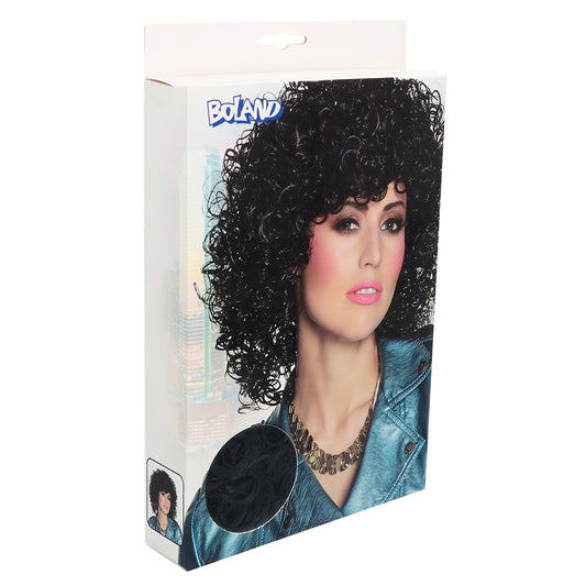Perruque Afro Bouclée Noire - Années 70 & 80 Disco