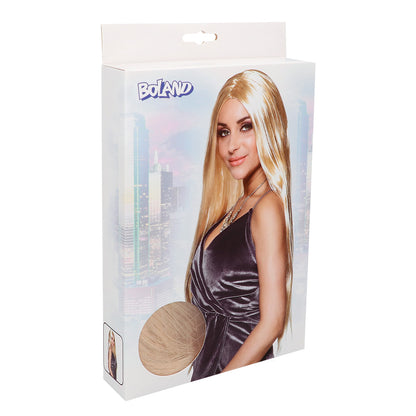 Perruque Blonde Longue Lisse - Accessoire de Déguisement Glamour