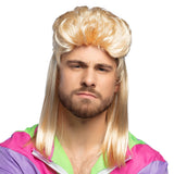 Perruque Blonde Années 80 avec Choucroute - Déguisement Disco