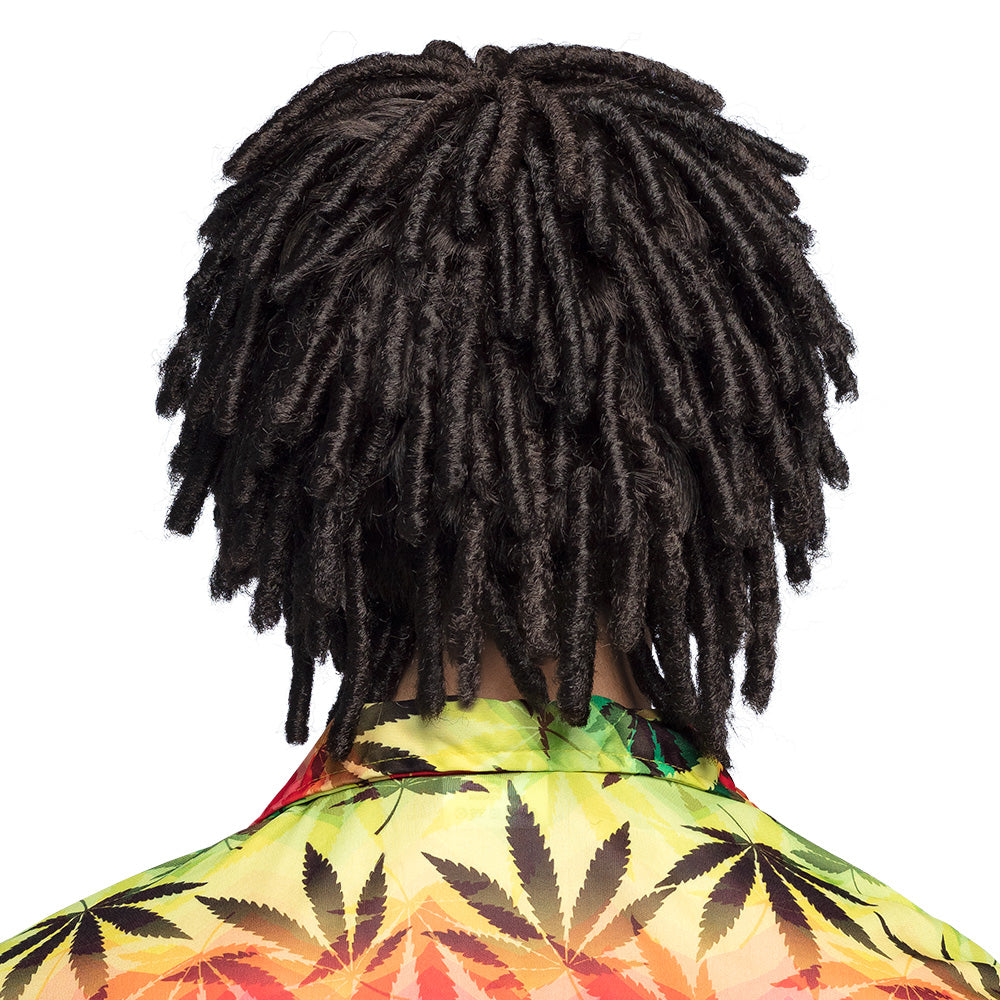 Perruque Dreads Rastafari Noire - Déguisement Reggae Adulte