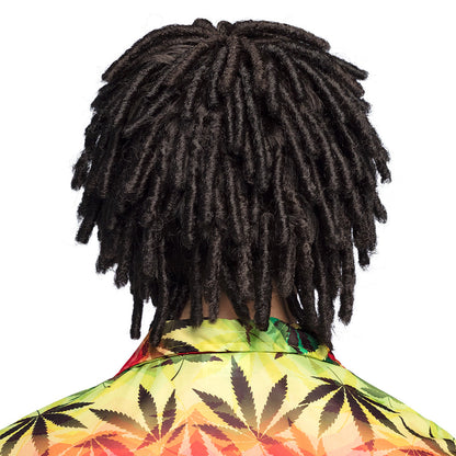 Perruque Dreads Rastafari Noire - Déguisement Reggae Adulte