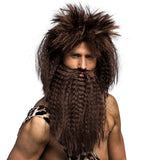 Barbe et Cheveux Longs Homme des Cavernes - Déguisement Complet