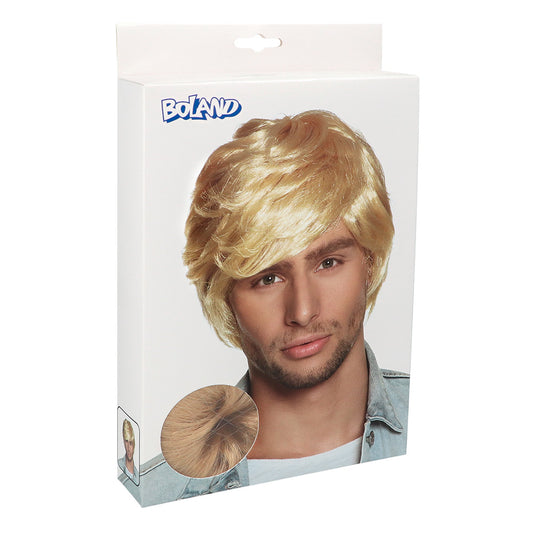 Perruque Blonde Années 70 Homme - Déguisement Rétro Chic