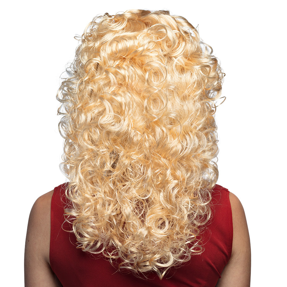 Perruque Blonde Bouclée Longue - Déguisement Années 70