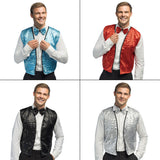Gilet à Paillettes Disco Adulte - 4 Coloris