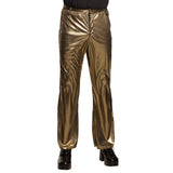 Pantalon Disco Métallisé Or - Déguisement Années 70