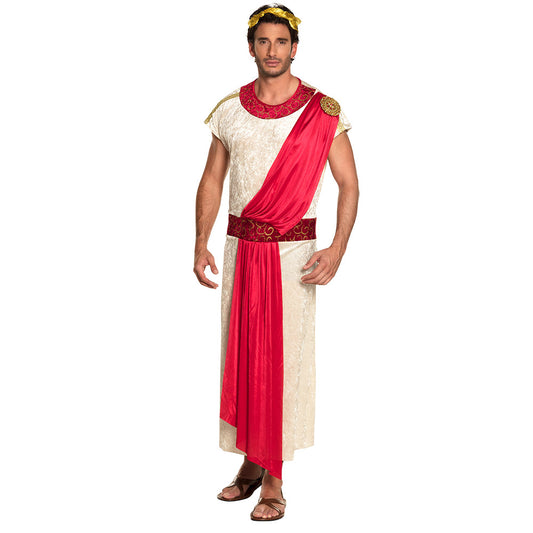 Déguisement Empereur Romain Luxe Homme - Toga Antique