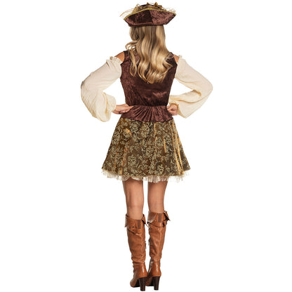 Déguisement Pirate Femme Deluxe - Robe & Accessoires