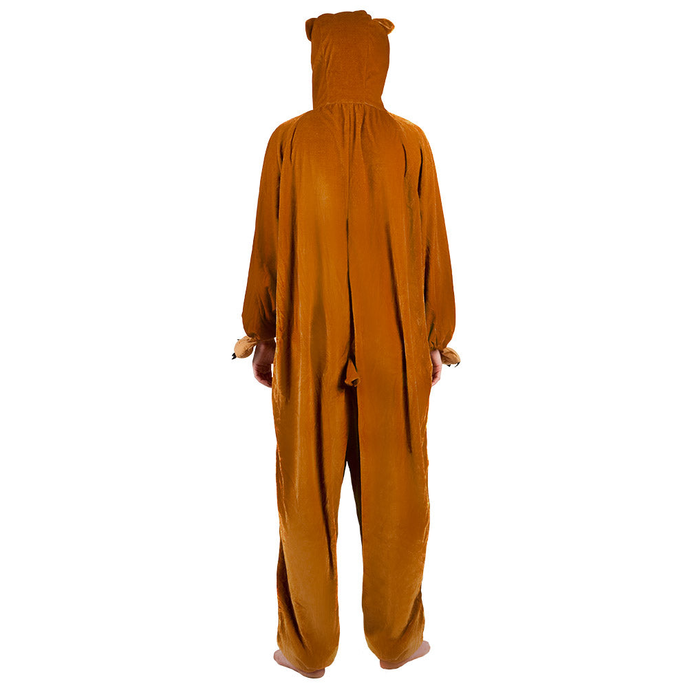 Déguisement Ours Marron Adulte - Combinaison Onesie Peluche