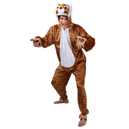 Déguisement Tigre Adulte Enfant - Combinaison Complète