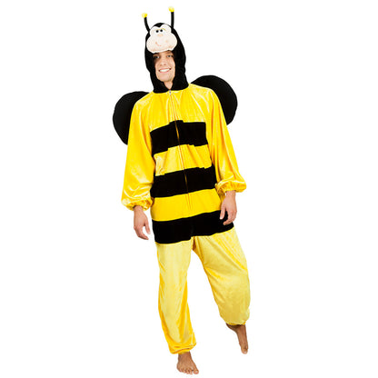 Déguisement Abeille Adulte - Costume Rayé Jaune et Noir
