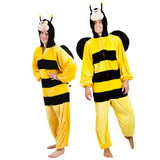 Déguisement Abeille Adulte - Combinaison Rayée Jaune et Noir