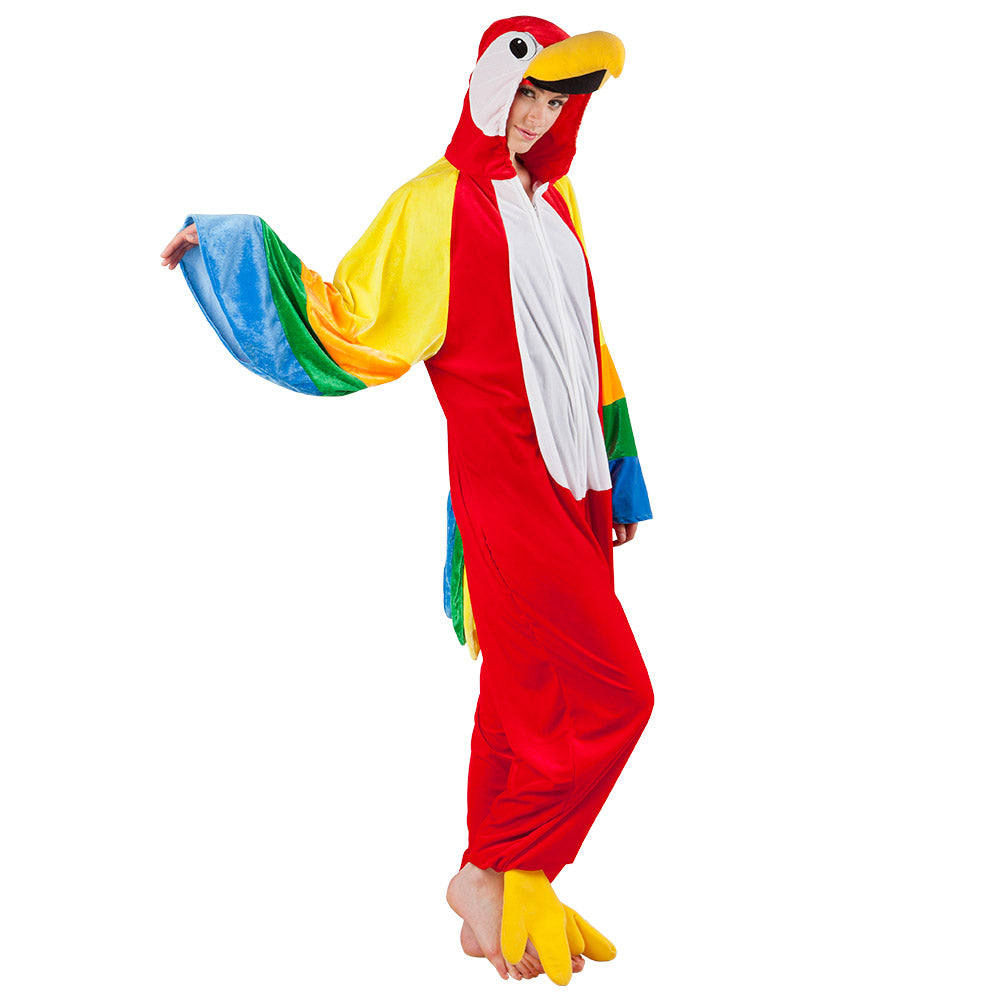 Déguisement Perroquet Tropical Adulte - Costume Coloré Unisexe